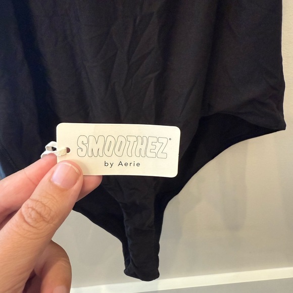 Aerie SmoothEZ Black Swimsuit - Picture 3 of 5
